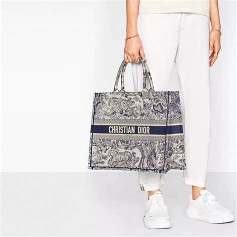 dior tote bag brown|Dior tiger print tote bag.